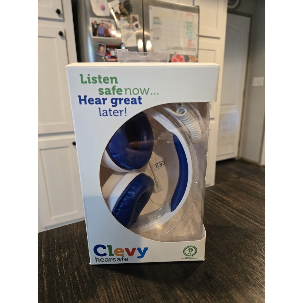 Clevy Kids Wired Headphone - Hearsafe Volume Limiting Children's Headphones
